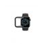 Rock Rose TPU Case Cover for Apple Watch 6-SE-5-4 44mm, Black - RRPCAWN44B