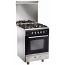 Uniontech 4 Burners Gas Cooker, Stainless Steel, 60 cm - C6060DC-511-IDSC