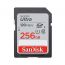 بطاقة ذاكرة SDXC سانديسك الترا كلاس 10، سعة 256 جيجا، اسود - SDSDUN4-256G-GN6IN