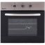 Turboline Gas Built-in Oven with Grill, 67 Liters, Black and Silver - TL3K66G3X