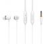 Celebrat G1 Wired Metal Stereo Earphone With Music Controller And Microphone - White