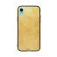 Yellow Leather Pattern Printed Back Cover for Apple iPhone XR