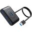 موزع USB يو جرين 4 في 1، طول 1 متر، اسود - CR113-20291