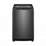 غسالة ملابس هاير، تحميل علوي، 10 كجم، فضي غامق - HWM100-316S6