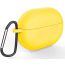 Silicone Case With Holder for Huawei Free Buds Pro -Yellow