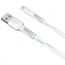 كابل Micro USB باسيوس للشحن ونقل البيانات، 1 متر، ابيض - CAMZYB02