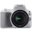 كاميرا كانون EOS 200D بعدسة DSLR، دقة 24.2 ميجا بكسل، 18-55 مم - ابيض