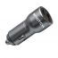 Notch GoPower Car Charger, 36W, 2 USB Ports - Grey