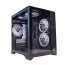 Technozone ARGB Gaming Tower Case, Black - C-350