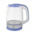 Glass Electric Kettle, 2.2 Liters, 1500 Watt, Blue - WLBL2.2