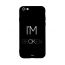 جراب ظهر بطبعة عبارة i`m Ok لابل ايفون 6S بلس