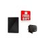 Western Digital My Passport External Hard Drive HDD, 1TB, Black - WDBYVG0010BBK-WESN, with Protective Carrying Case