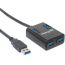 موزع USB 3.0 مانهاتن سوبر سبيد، 4 منافذ- 162296