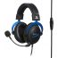 HyperX Cloud - Gaming Headset for PS4 with in-Line Audio Control and Detachable Noise Cancelling Microphone - HX-HSCLS-BL-EM - Black