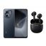 Infinix Hot 50i, 256GB, 8GB RAM, 4G LTE, Dual SIM - Sleek Black with Infinix Lite Bluetooth Earbuds, 2-Mic ENC Technology, Black - XE23 Gift