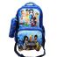 Gharibo Bags School Backpack With Lunch Bag and Pencil Case for Girls, Tinker Bell Pattern - Blue
