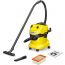 Karcher WD 4 V-20/5/22 Bagged Wet-Dry Vacuum Cleaner with Attachments, 1000 Watt, Yellow and Black - 1.628-209.0