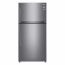 LG Digital No Frost Refrigerator with Inverter Motor, 592 Liters, Silver - GR-H822HLHM