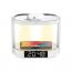 Porodo Bedside Lamp with Wireless Charger and Digital Clock, 10 Watt, White - PD-BLWCDC-WH