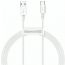 Baseus Superior Series USB-A to USB-C Charging and Data Cable, 1 Meter, White - CATYS-02