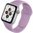 Silicone Strap for Apple Watch 42/44mm Series 1/2/3/4/6 SE (Light Purple)