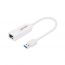Manhattan USB 3.0 to Ethernet Adapter - White