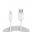 كابل USB 2.0 الى لايتنينج  للشحن ونقل البيانات، 1 متر، ابيض - A1480