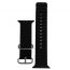 Keendex Silicone Wrist Band For Apple Watch, Black - KX 3403