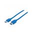 كابل تمديد USB مانهاتن، 1 متر، ازرق - 325394
