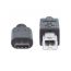 Manhattan USB Type-C Printer Cable, 2M, Black - 354950