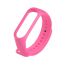 Silicone Replacement Strap for Xiaomi Mi Band 3 Smart Watch - Pink