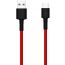 Xiaomi Mi USB-A to USB Type-C cable, 1 Meter, Black-Red - SJV4110GL