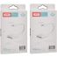 XO NB172A 2in1 Audio Adapter Lightning Cable To Lightning With 5V/2A Max Output 150MM Set Of 2 Pieces - White