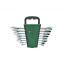 Bosch Ratchet Combination Wrench Set, 8 Piece - Black and Green