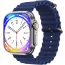 X8 Ultra Smart Watch, 2.08 Inch - Dark Blue