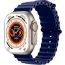 T900 Ultra 3 Smart Watch, 2.09 Inch - Dark Silver Case and Dark Blue Strap
