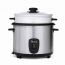 Home Rice Cooker with Attachments, 1.8 Liters, 700 Watt, Silver - JR2210