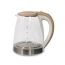 Electric Glass Kettle, 1.8 Liters, Brown - O18Br