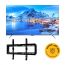 تلفزيون سمارت شارب FL6 سيريس 50 بوصة LED، دقة 4K UHD، بريسيفر داخلي - 4T-C50FL6EX، مع حامل حائط  للتلفزيونات من اي تي اي مقاس (26:55) بوصة، اسود- TX40 (شامل خدمة التركيب)
