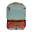 Gharibo Bags School Backpack For Girls, Stripe Pattern - Light Blue and Red