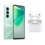 Infinix Hot 50, 256GB, 8GB RAM, 4G LTE, Dual SIM - Sage Green with Ridingtone AirPods Pro 2nd Gen Earbuds, Noise Cancellation - White