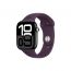 Apple Watch Series 10 42mm, Jet Black Case With Plum Strap