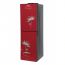 Speed 2 Faucets Water Dispenser With Cabinet, Hot and Cold, 30 Litres, Red and Black - SP-127R