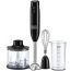 Black + Decker 3 In 1 Hand Blender with Chopper, 500 ML, 600 Watts, Black - HB600-B5