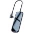 موزع USB فئة C بيسوس، 7 منافذ - رمادي