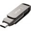 Lexar JumpDrive D400 USB-C and USB 3.1 Flash Drive, 64GB - Grey