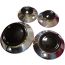 Set of Gas Stove Burners for Kiriazi and Technogas Stoves, 4 Burners - Multi Color