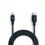 كابل USB -C الى لايتنينج ادم ايلمنتس بيك II، طول 1.2 متر، اسود - C120B