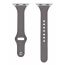 Leather Strap for Smart Watches, 42mm to 45mm - Grey