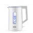 Tank Safe Touch Electric Kettle, 1.5 Liters, 1500 Watt, White with Silver Frame - DG-2338